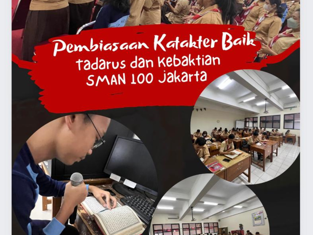 Pembiasaan Karakter Baik (Tadarus & Kebaktian)